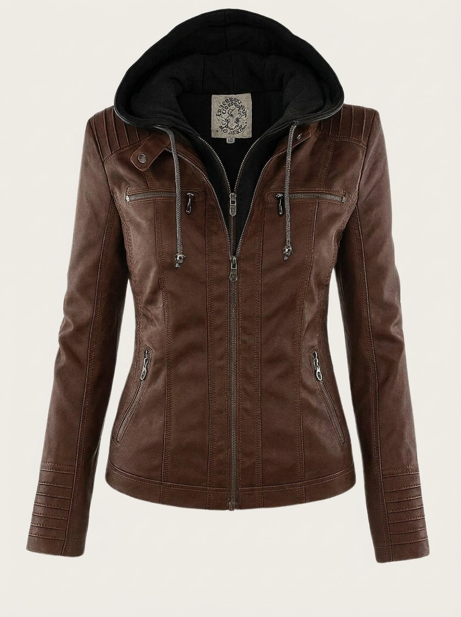 Sustainable and Elegant Leather Jacket