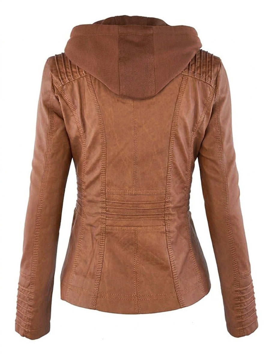 Sustainable and Elegant Leather Jacket