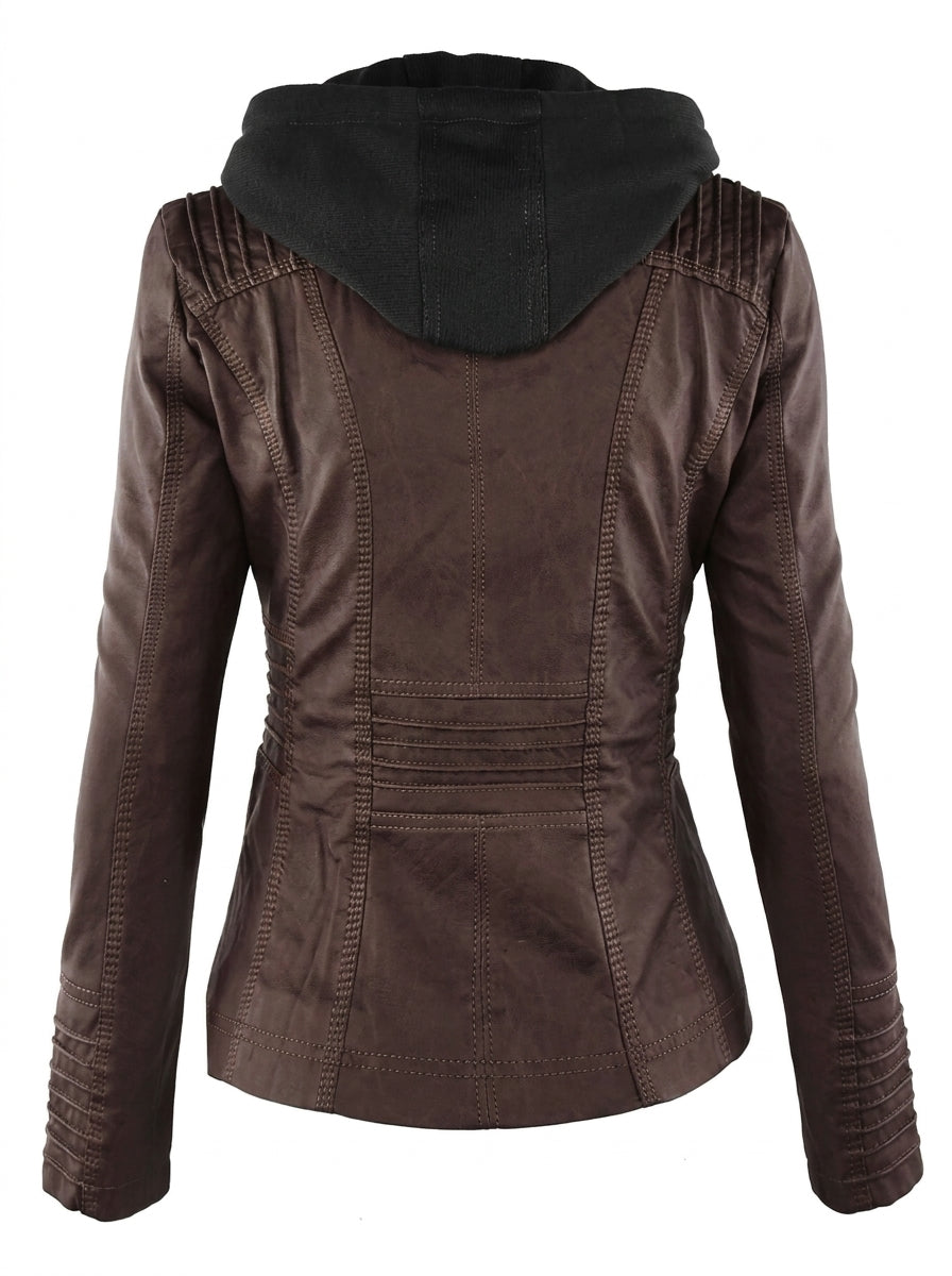 Sustainable and Elegant Leather Jacket
