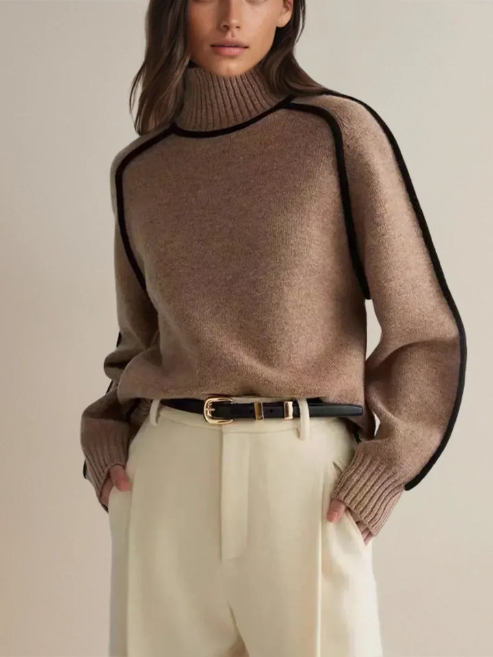 Deirdre | The Piped Turtleneck