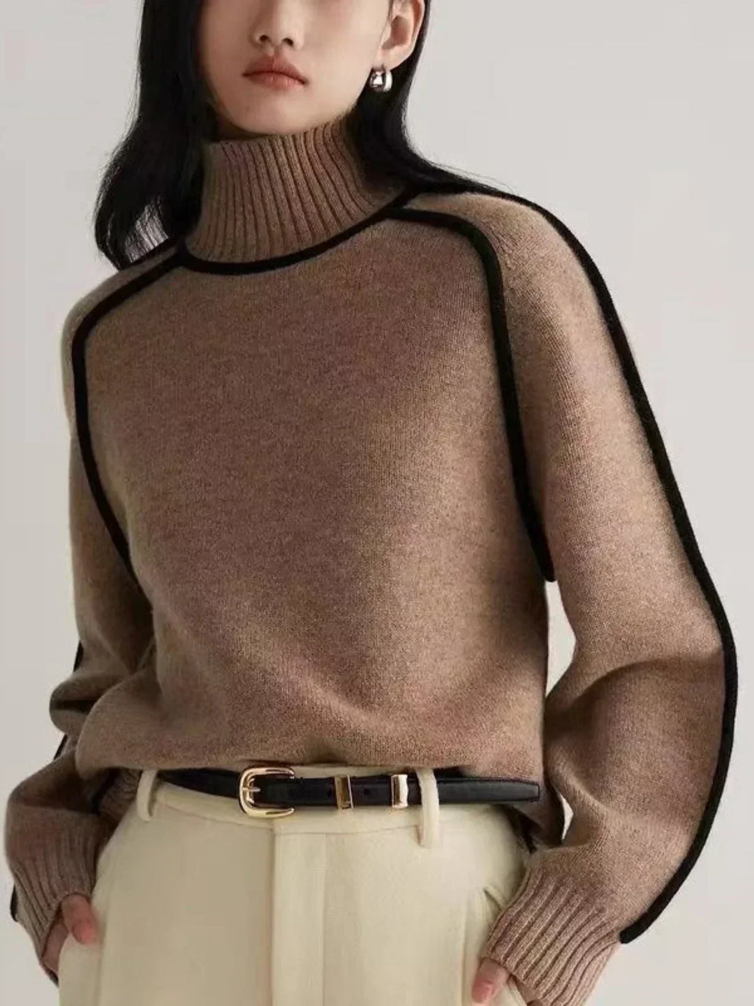 Deirdre | The Piped Turtleneck