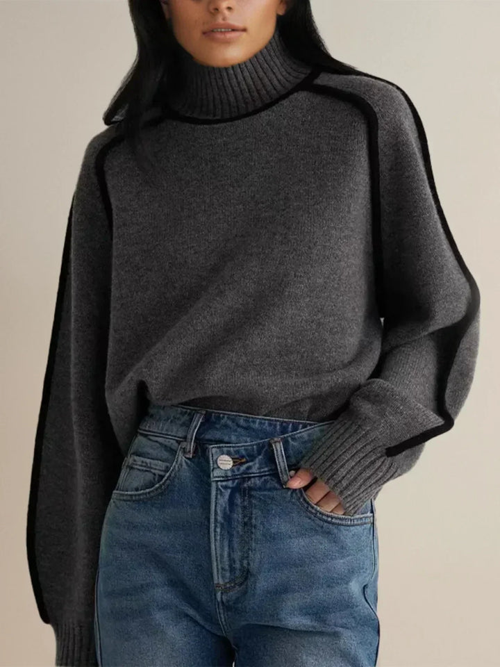 Deirdre | The Piped Turtleneck