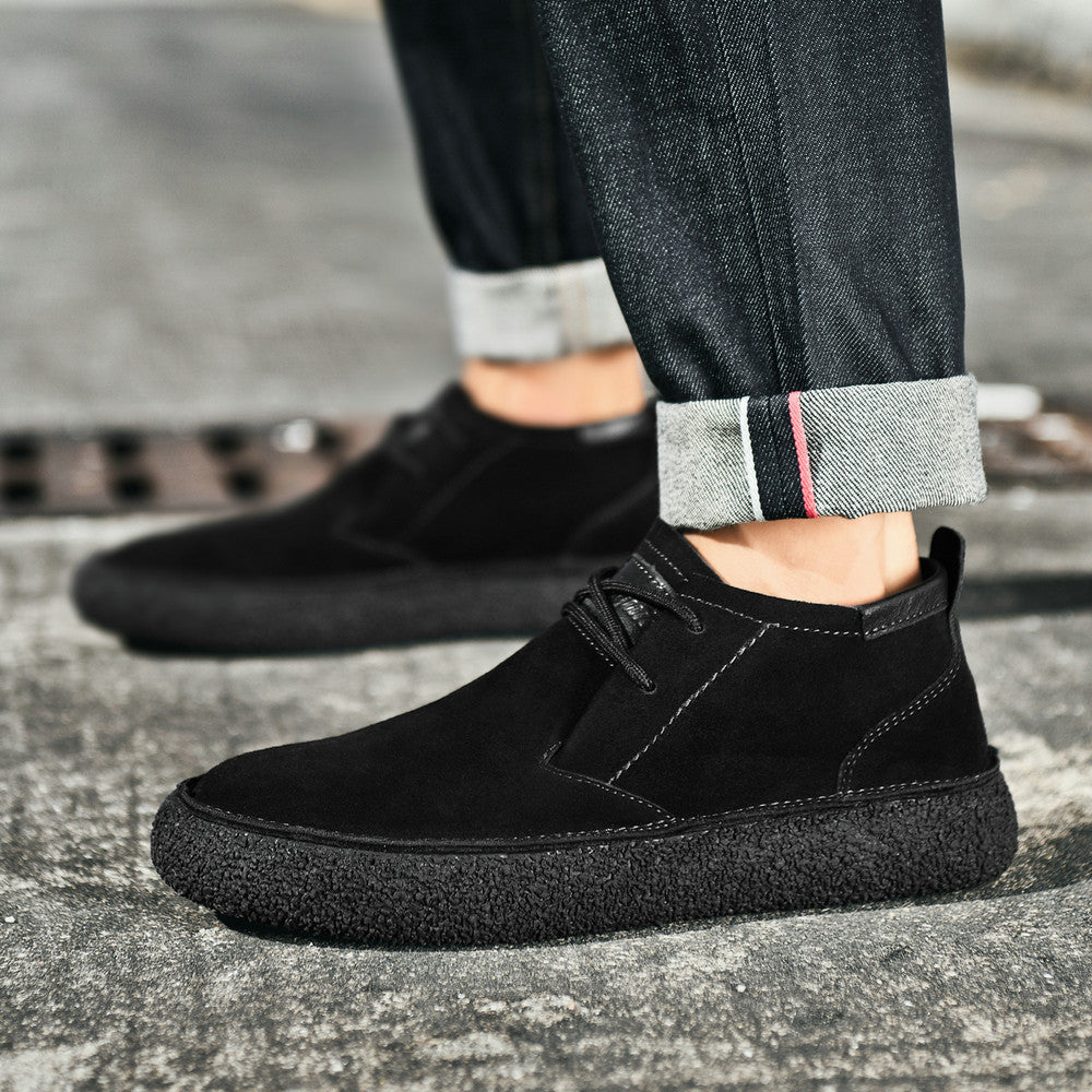 Bentley | The Mid-Top Textured Lace-Up