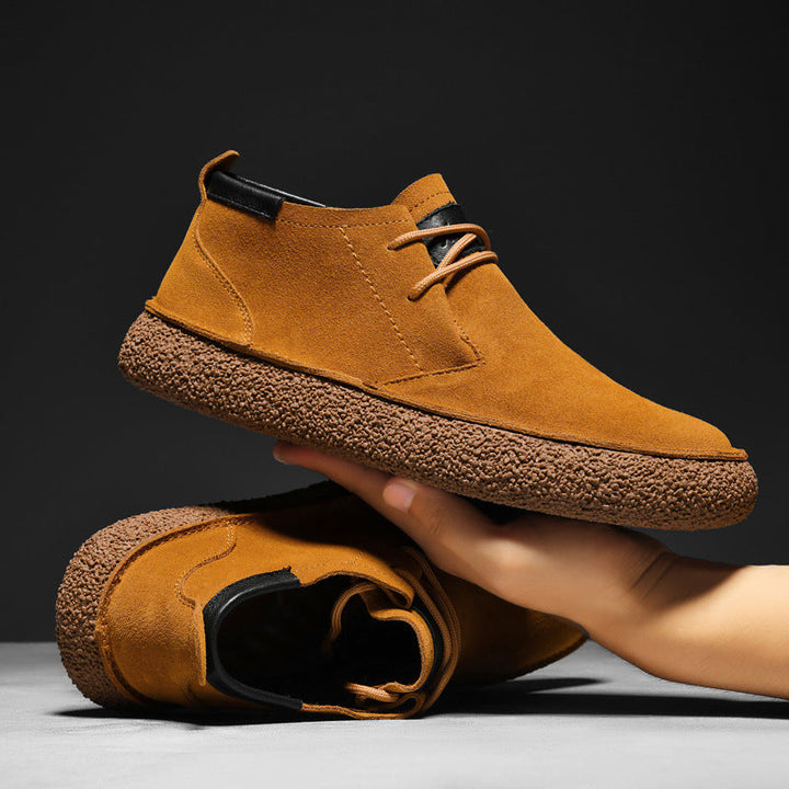 Bentley | The Mid-Top Textured Lace-Up