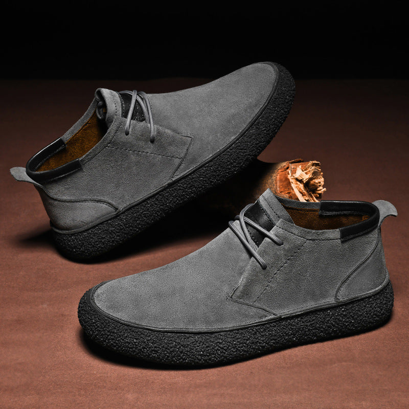 Bentley | The Mid-Top Textured Lace-Up