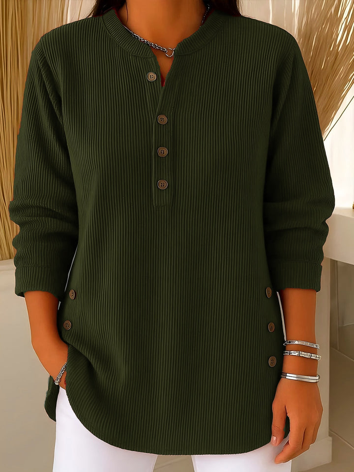 Doreen | The Button Neck Jumper