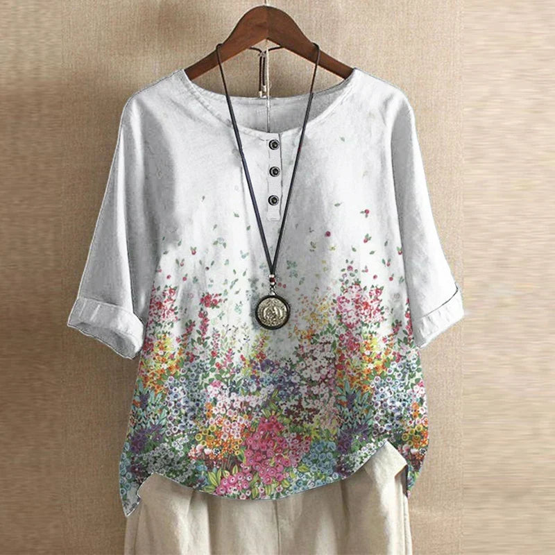 Millicent | The Floral Blouse