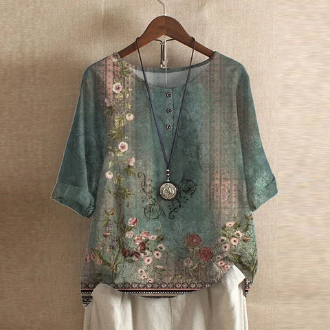 Millicent | The Floral Blouse