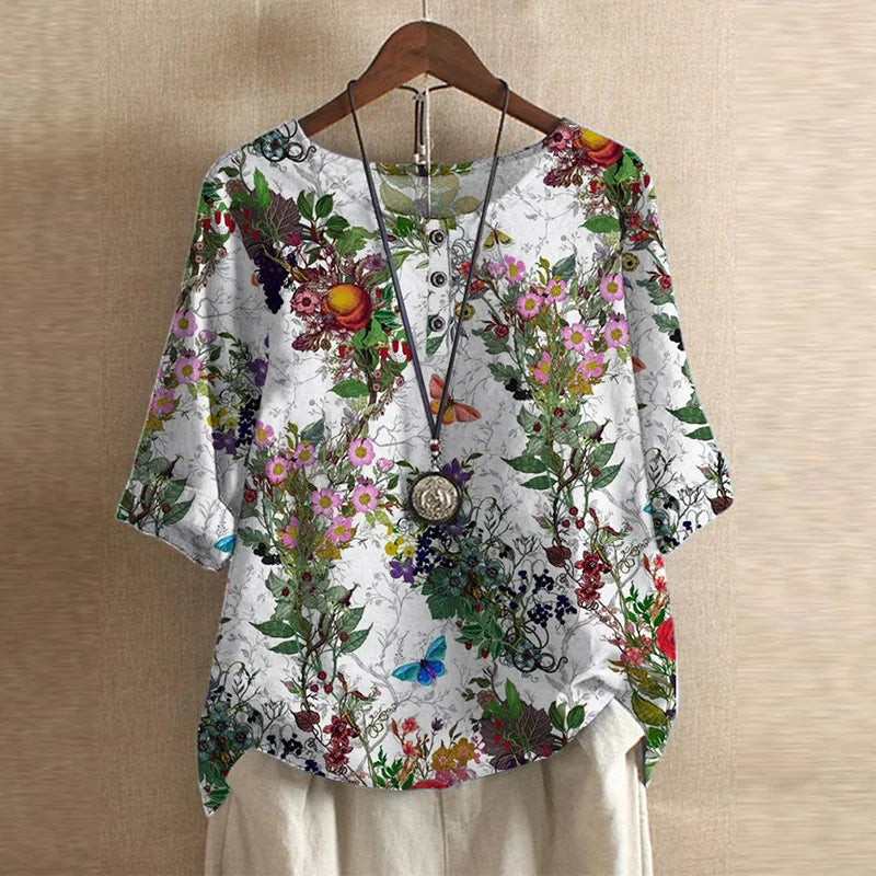 Millicent | The Floral Blouse