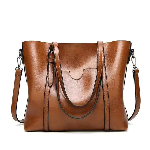 Daphira | Sleek Leather Shoulder Bag