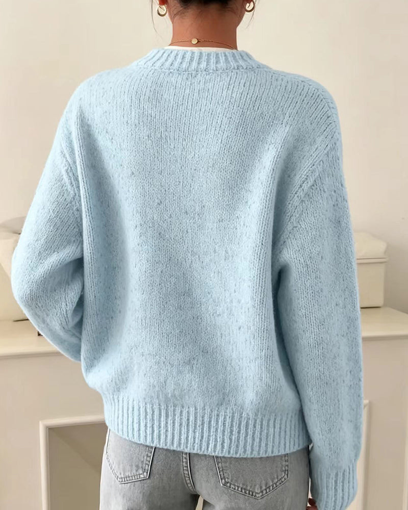 Elsie | The Chunky Button Cardigan