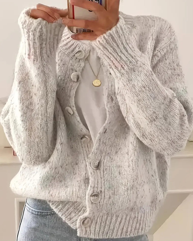 Elsie | The Chunky Button Cardigan