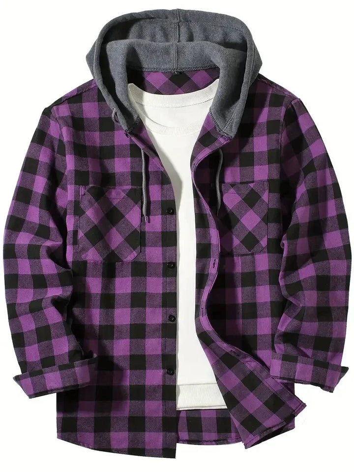 Blayde | Plaid Hooded Jacket