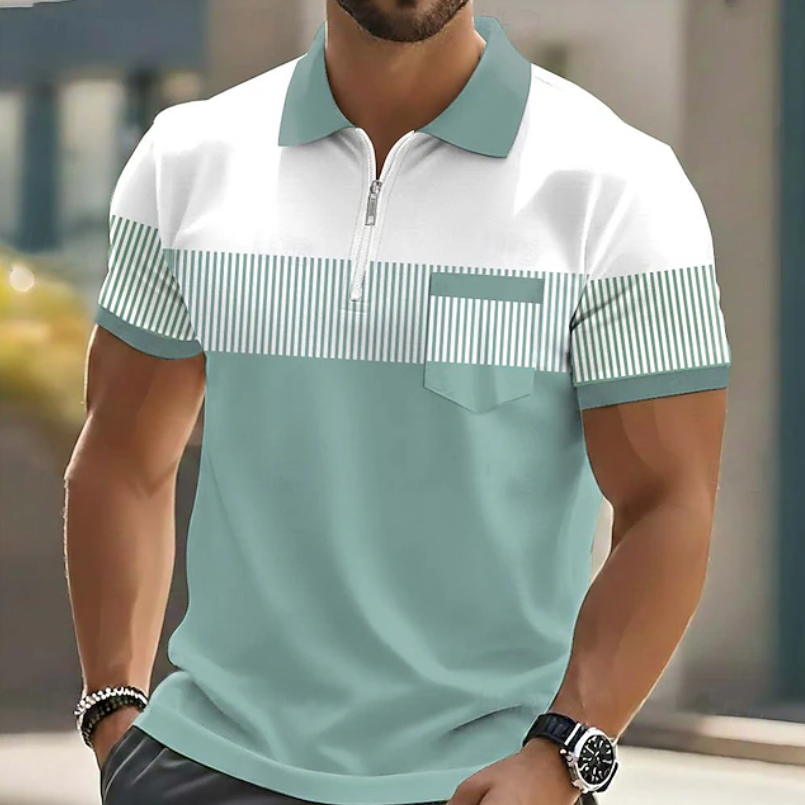 Derek | The Zip Polo
