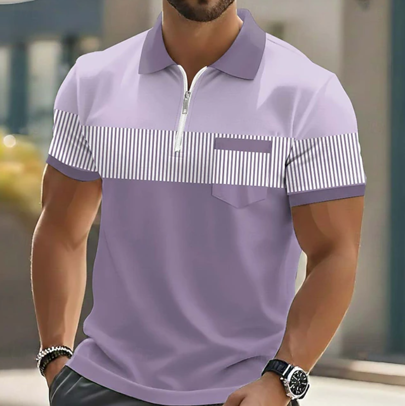 Derek | The Zip Polo