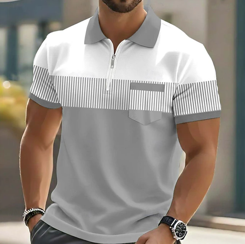 Derek | The Zip Polo