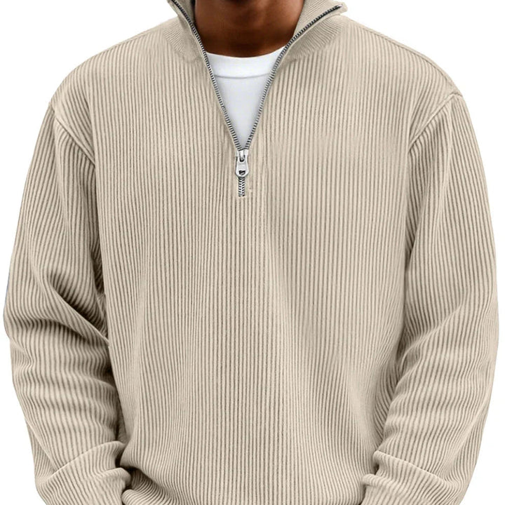 Jan | half-zip sweater with long sleeves