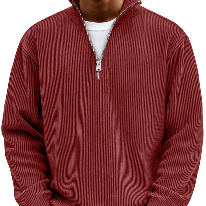 Jan | half-zip sweater with long sleeves