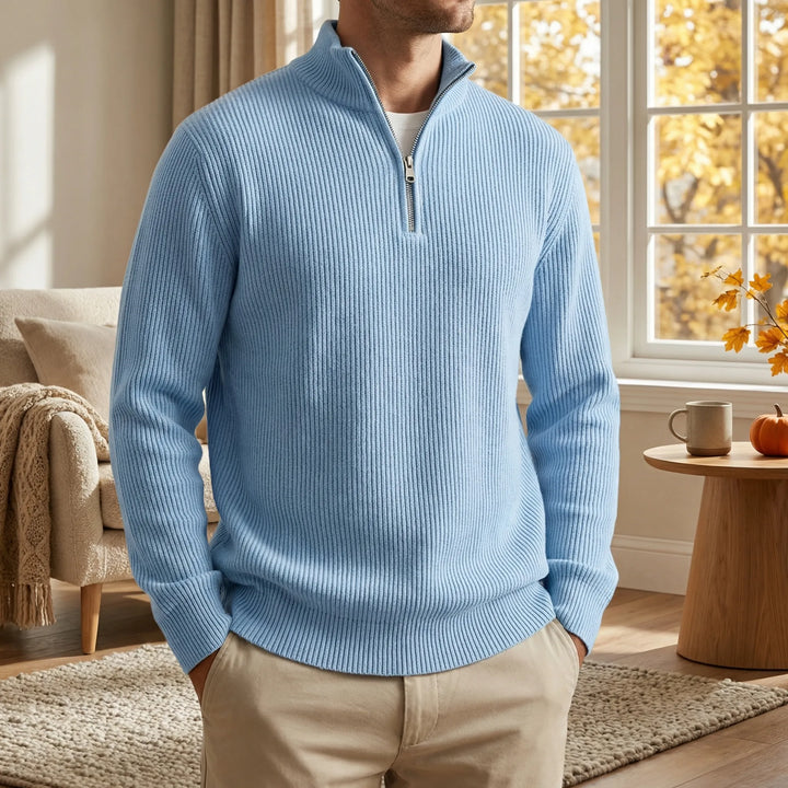 Jan | half-zip sweater with long sleeves