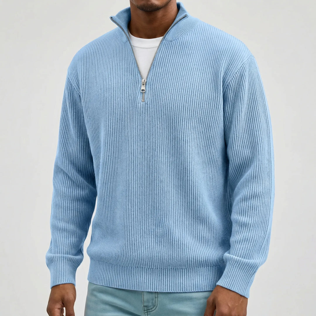 Jan | half-zip sweater with long sleeves