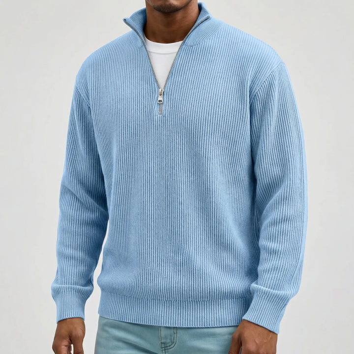 Jan | half-zip sweater with long sleeves