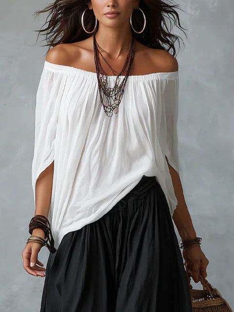 Constance | The Off-Shoulder Lantern Trouser Set