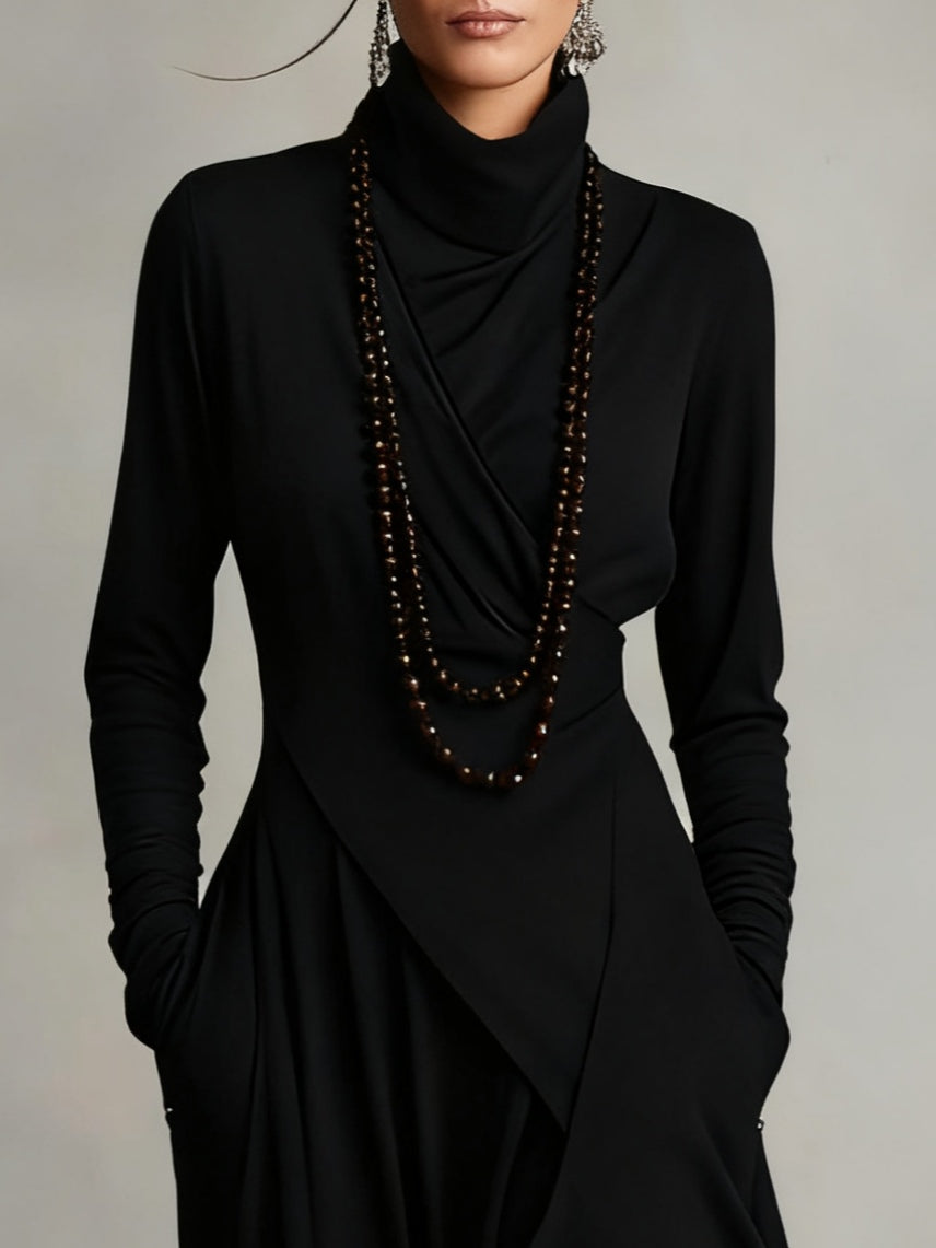 Patricia | The Cosy Roll-Neck Maxi