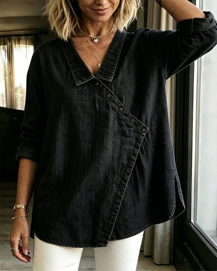 Susan | The Denim Blouse