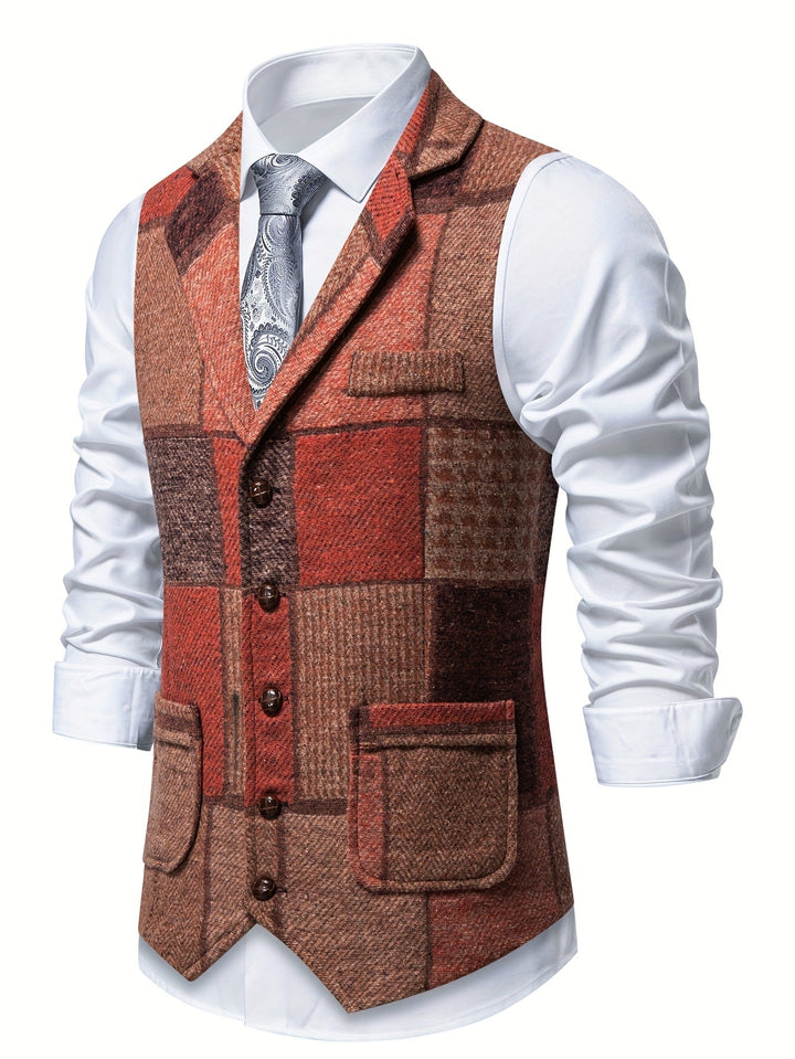 Edmund | The Herringbone Waistcoat