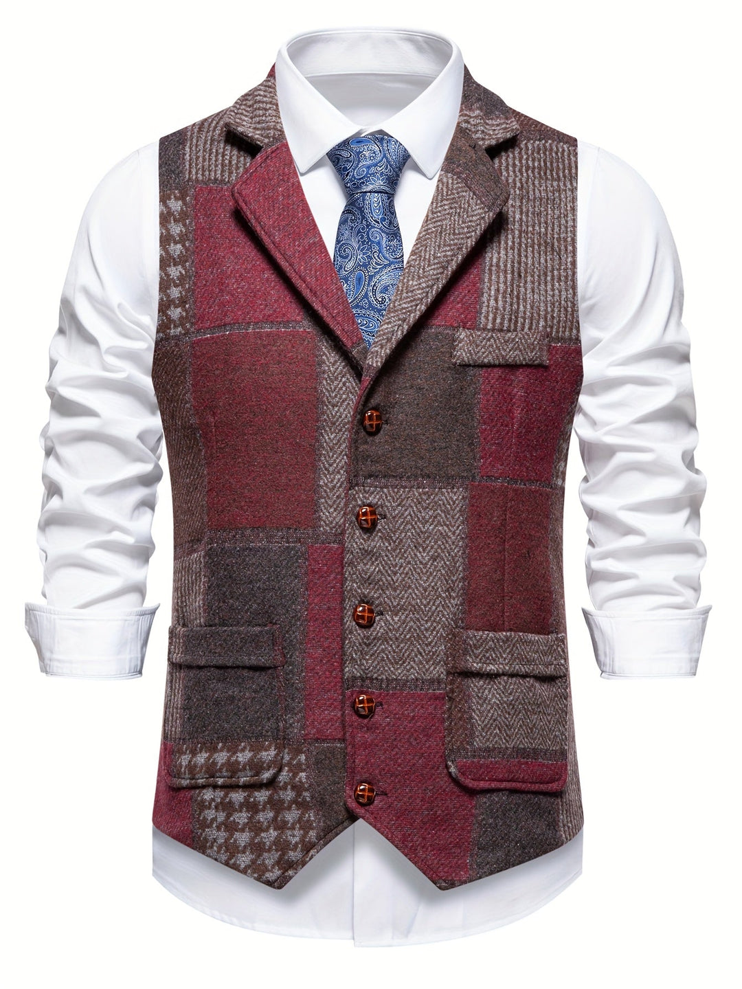 Edmund | The Herringbone Waistcoat