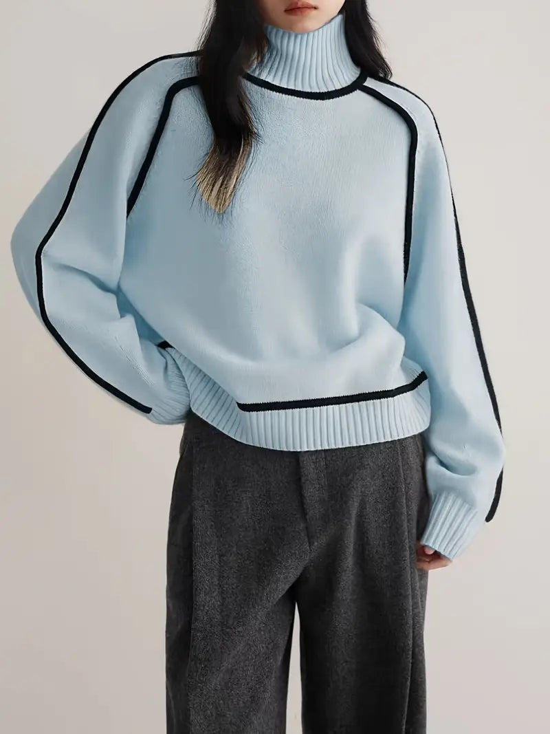 Deirdre | The Piped Turtleneck