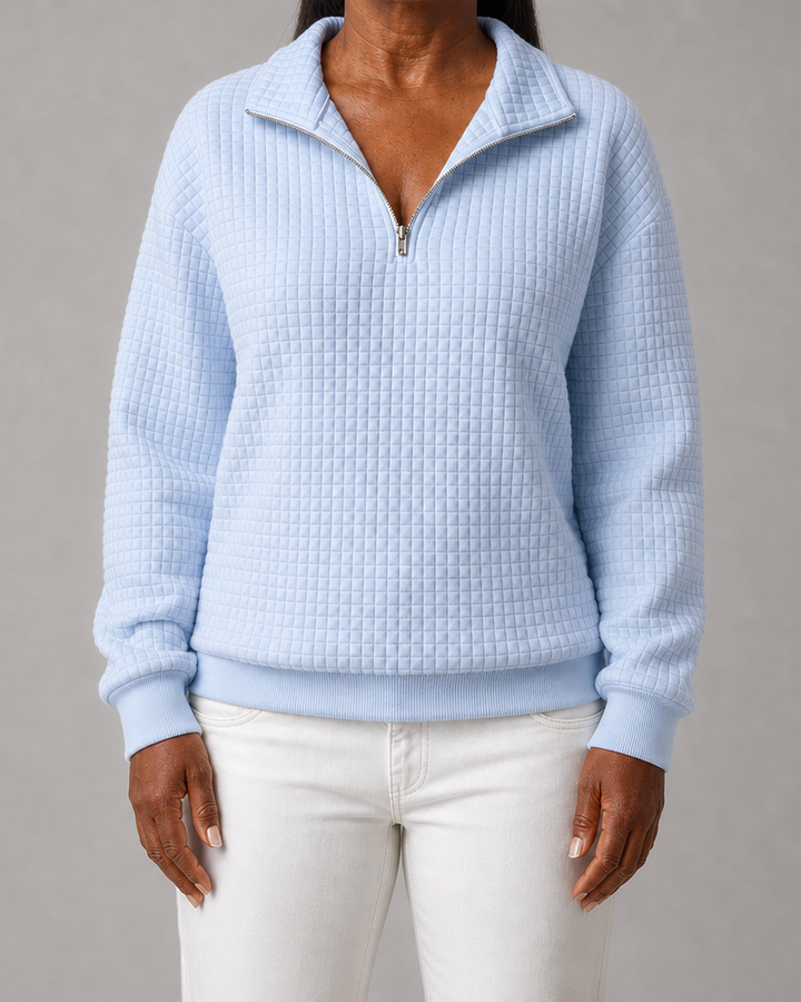 Angela | Loose Waffle Knit Pullover