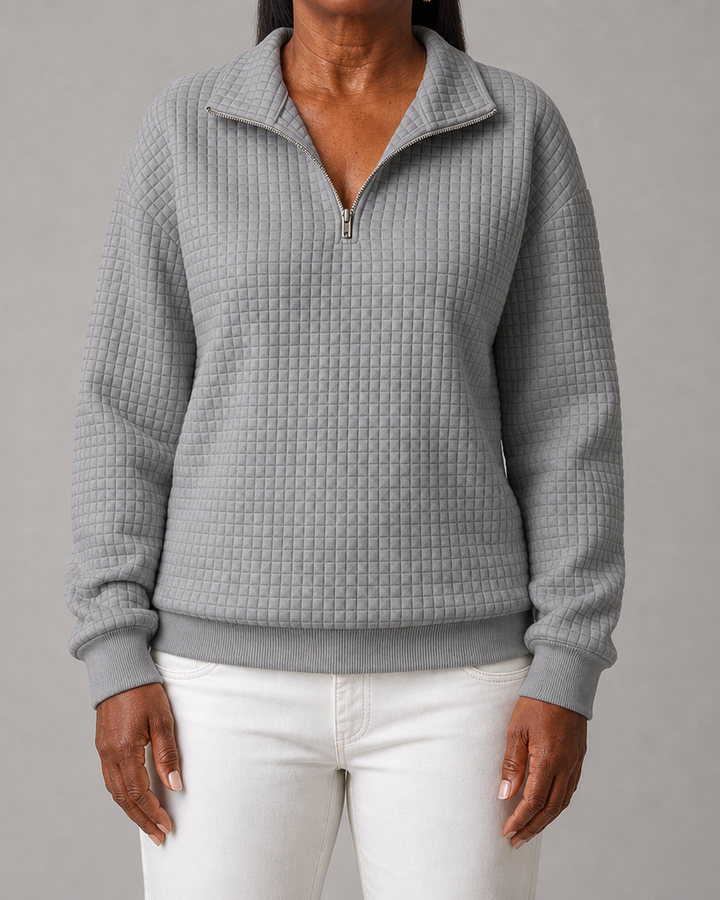 Angela | Loose Waffle Knit Pullover