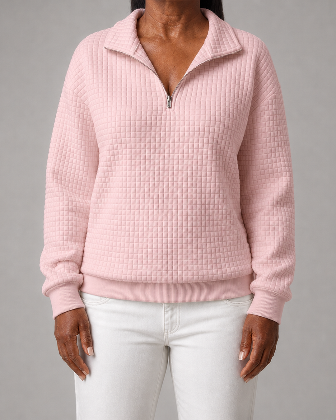 Angela | Loose Waffle Knit Pullover