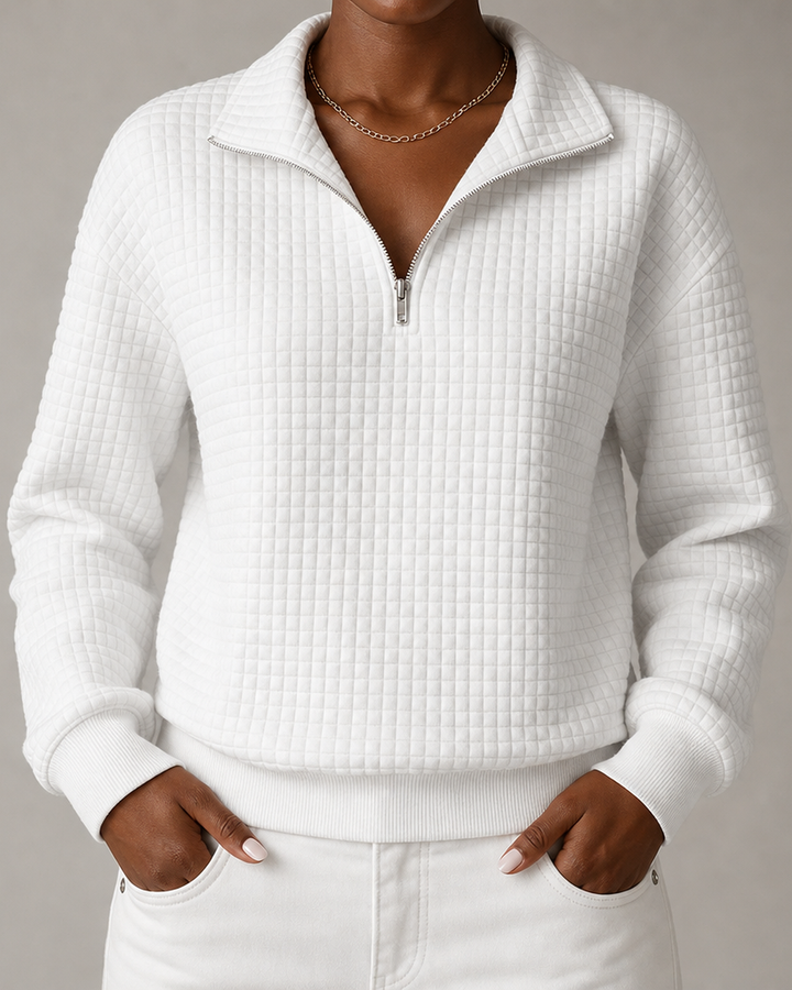 Angela | Loose Waffle Knit Pullover