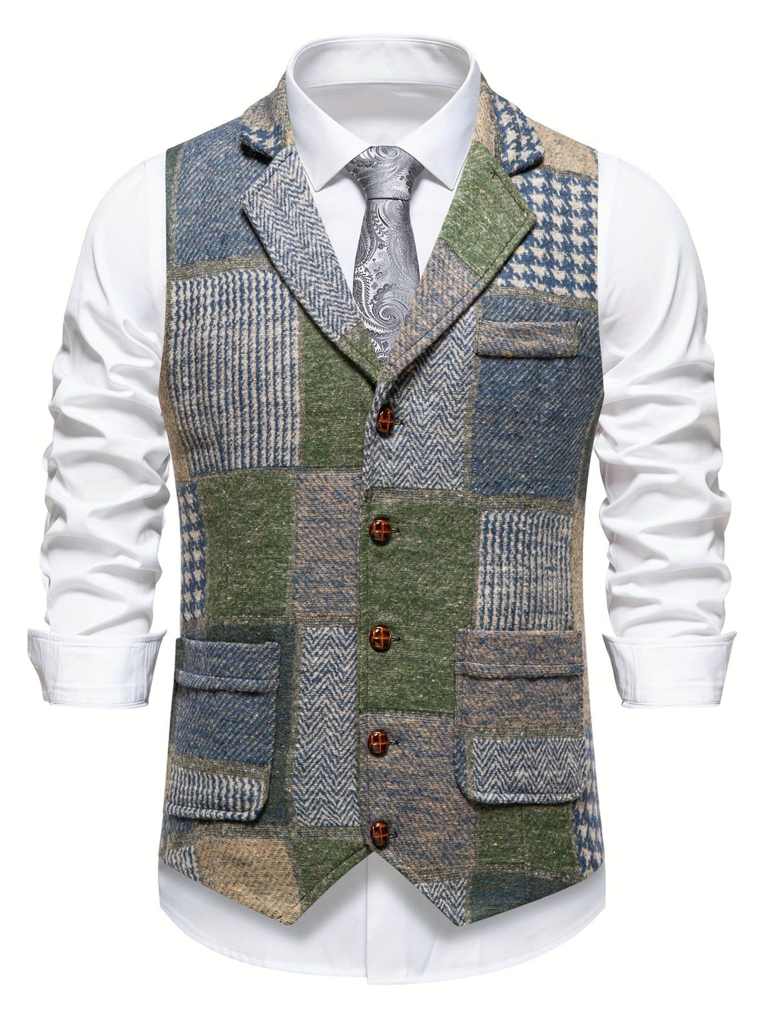 Edmund | The Herringbone Waistcoat