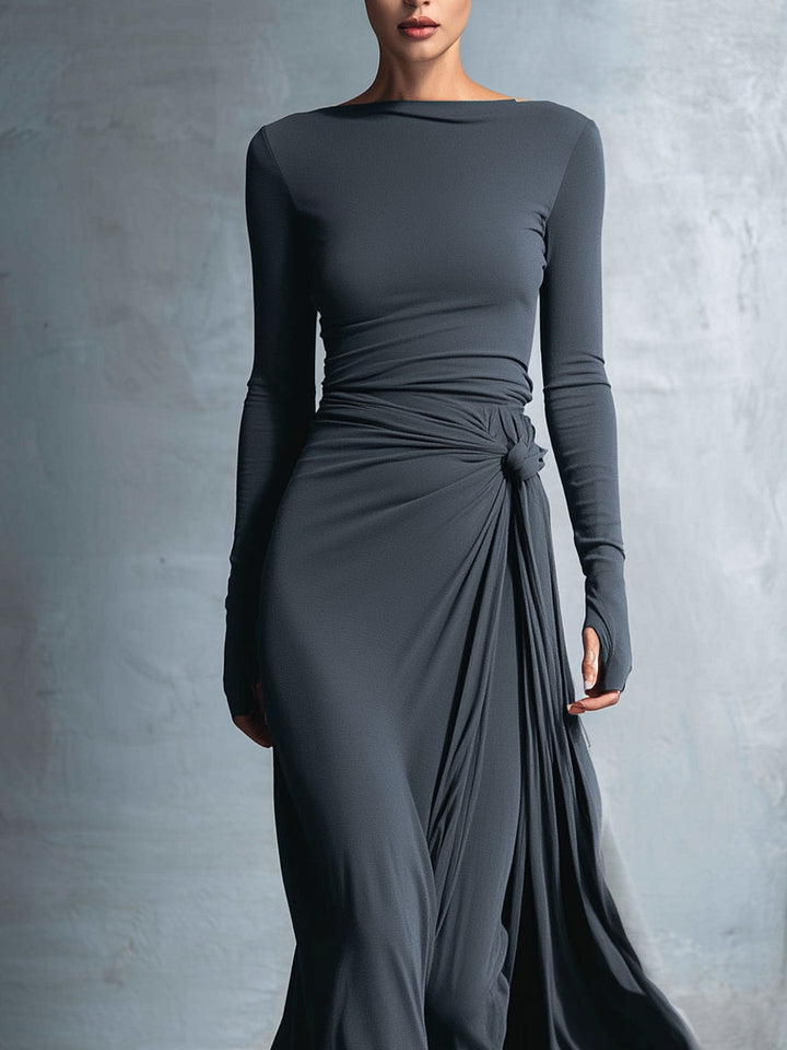 Naomie | Maxi Dress with Side Tie