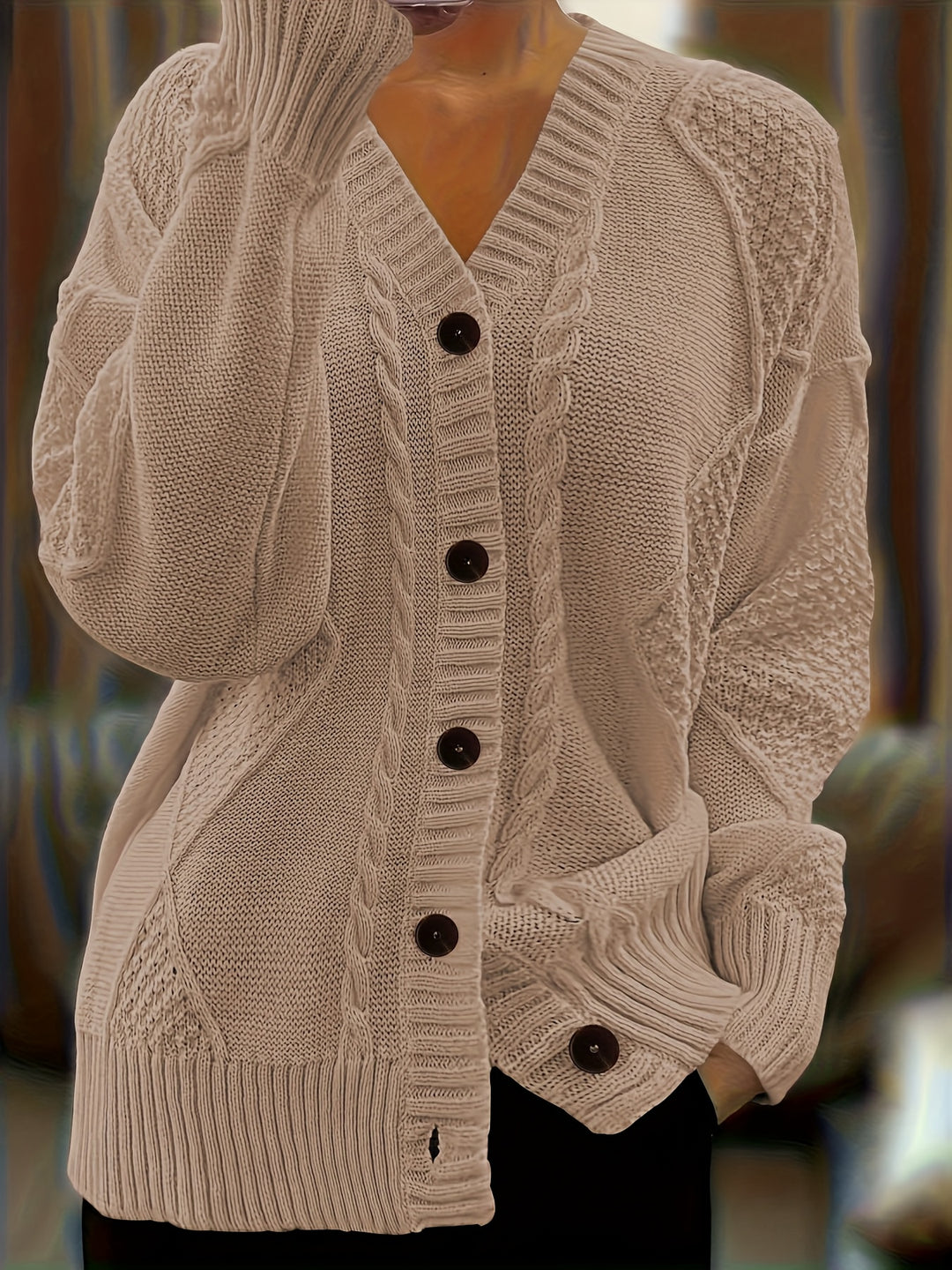 Maggie | The Cable Cardigan