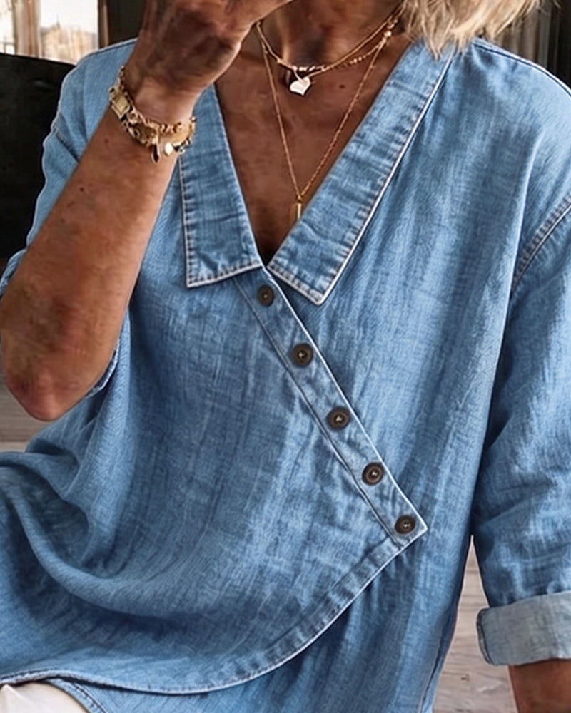 Susan | The Denim Blouse
