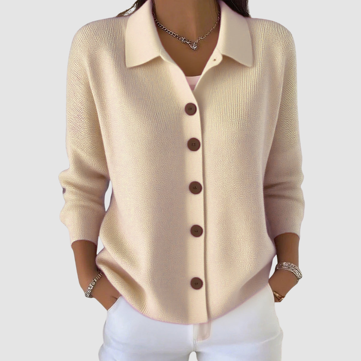 Penelope | The Buttoned Cardigan