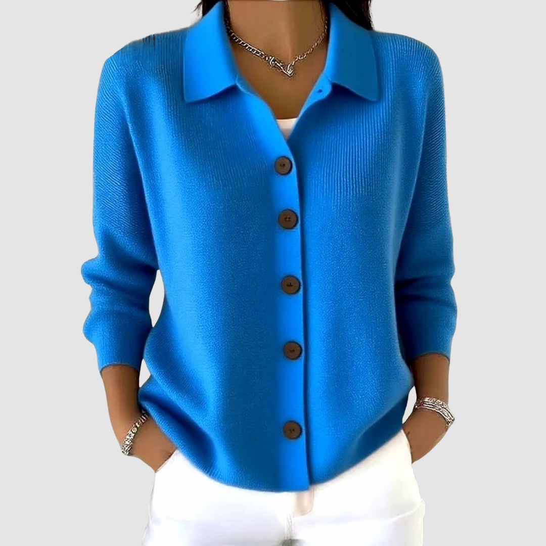 Penelope | The Buttoned Cardigan