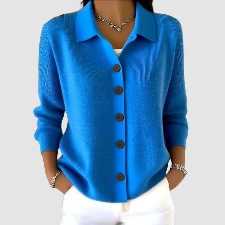 Penelope | The Buttoned Cardigan