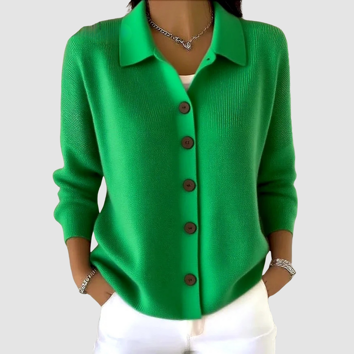 Penelope | The Buttoned Cardigan
