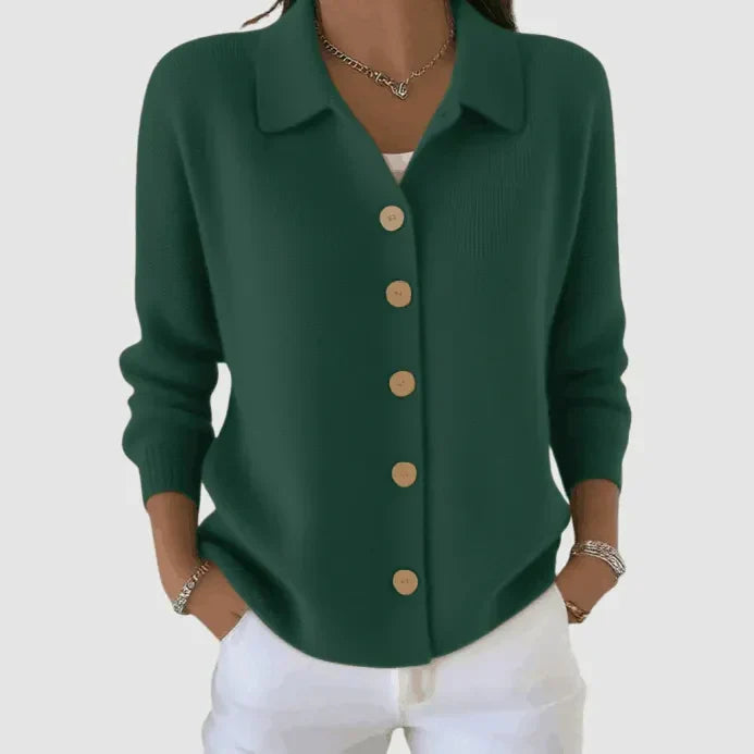 Penelope | The Buttoned Cardigan
