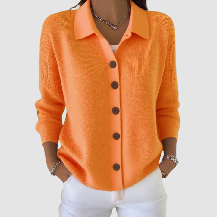 Penelope | The Buttoned Cardigan
