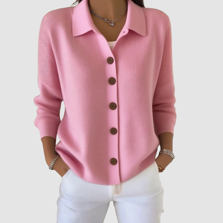 Penelope | The Buttoned Cardigan