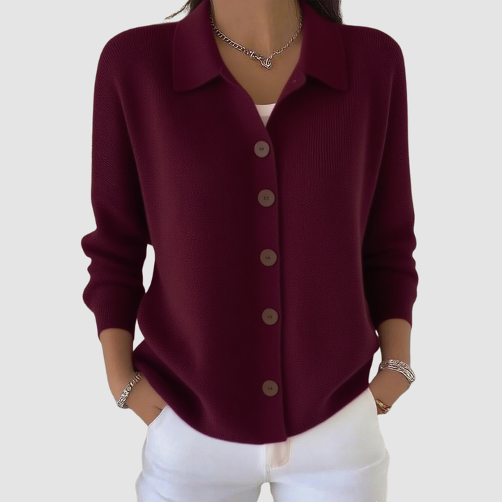 Penelope | The Buttoned Cardigan