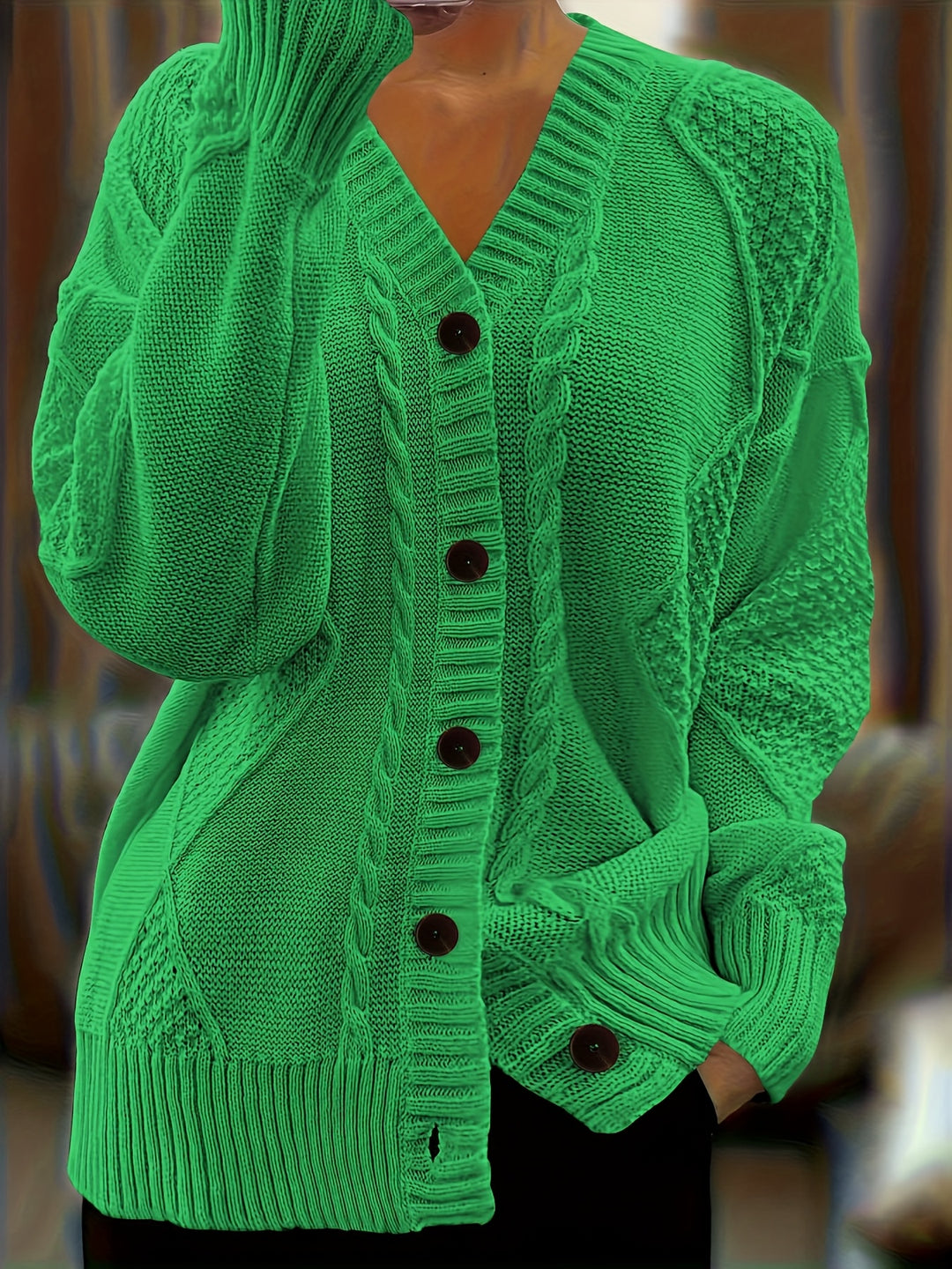 Maggie | The Cable Cardigan
