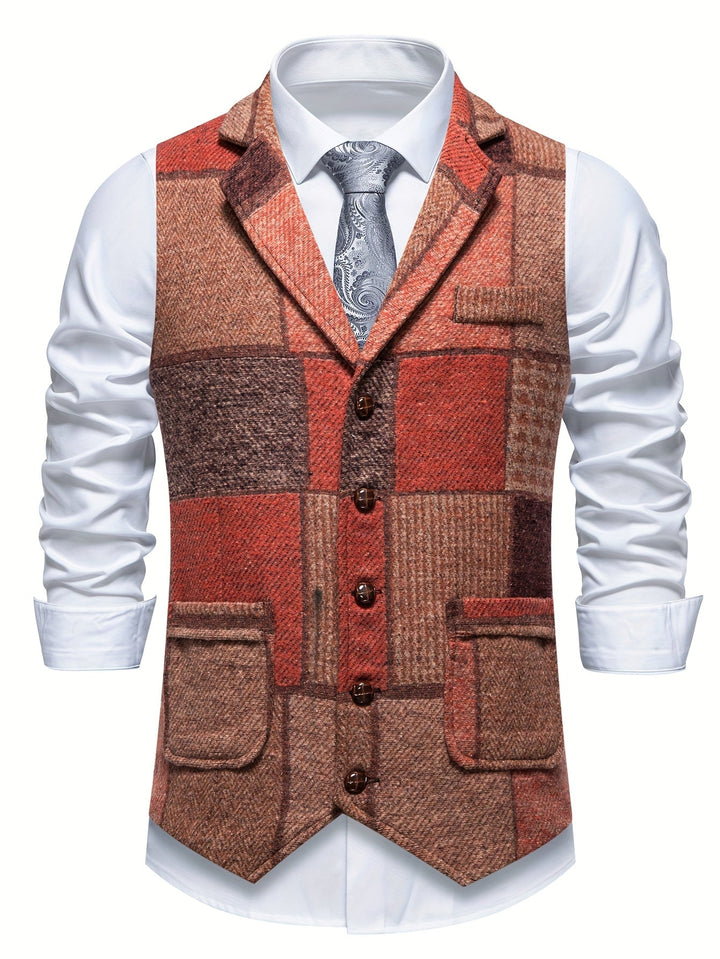 Edmund | The Herringbone Waistcoat