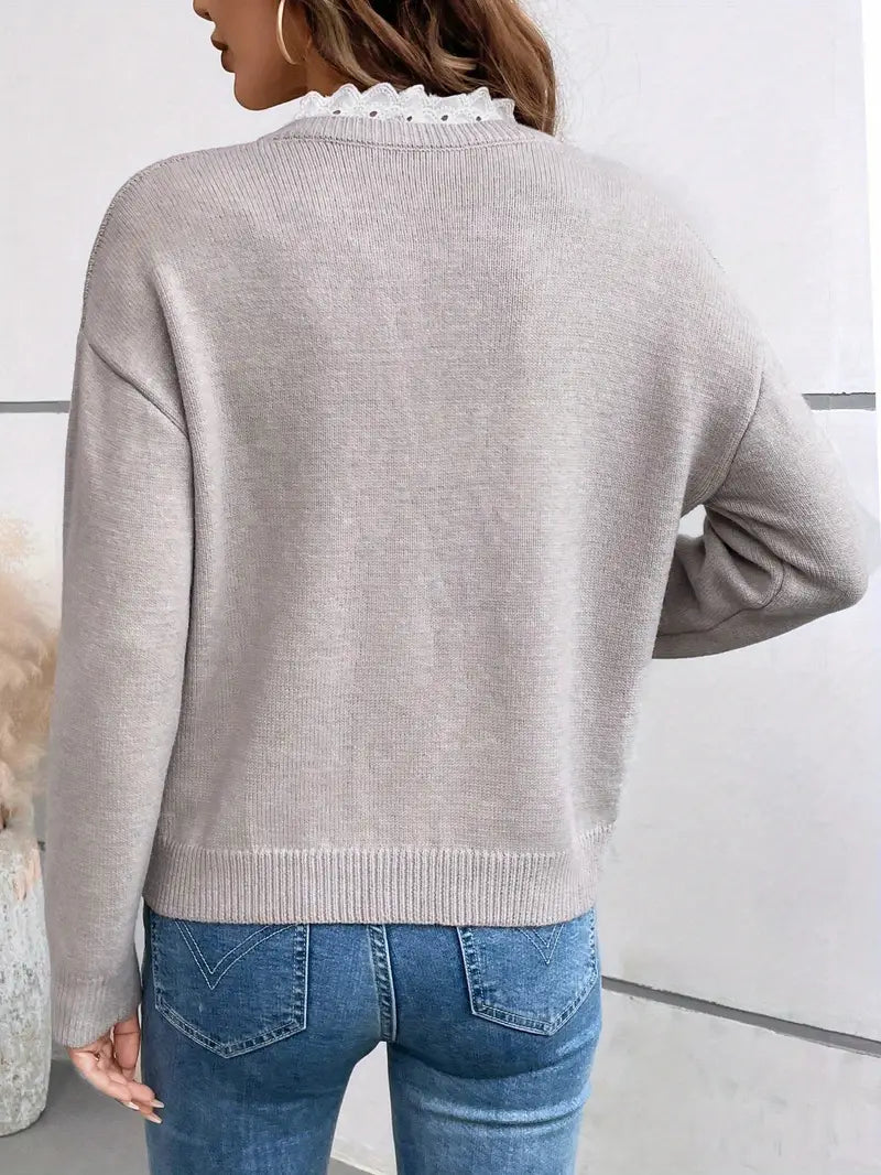 Rosalind | The Lace Knit Jumper